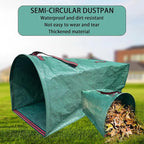 Leaf Dustpan, Leaf Collector, Large Yard Dustpan-Type Lawn and Leaf Bags Reusable, Leaves Collector, Garden Bags for Leaves, Debris, Grass, Clippings, Lawn Trash 53Gallon