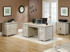 Sauder Edge Water Lateral File, Chalked Chestnut finish