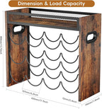 KLM 3-Tier Wine Rack, can Hold 12 Bottles.Suitable for Home Kitchens, Restaurants, Food Pantries, cabinets, and Bars.