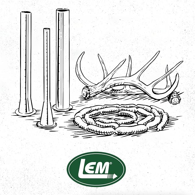 LEM Products Clear Smoked Collagen Casings, 21mm, Edible Sausage Casings, Stuffs Approximately 20 Pounds Per Pack, Great for Snack Sticks, Hot Dogs, Metts, Andouille, Brats, and More, 2-Pack