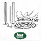 LEM Products Mahogany Fibrous Sausage Casings, 1.5" x 12" Non-Edible Casings for Summer Sausage, Pepperoni, Salami, Italian, Homemade Sausages, Stuffs Approx. 1 lb Each, 25-Pack