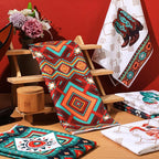 Boyiee Set of 6 Southwestern Kitchen Towels Boho Aztec Theme Dishcloth | Native American Hand Tea Towels 24 x 16 Inches for Absorbent Kitchen Decor with Hanging Loop for Room Home Housewarming Gift