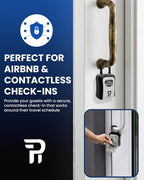 Key Lock Box for Outside – Large Outdoor Lockbox for Keys with Code, 4-Digit Combination Hidden Safe to Hide a Key Outside, Portable Safe Key Storage, 6.7 in, 1 Pack