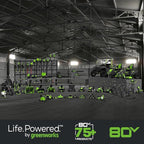Greenworks 80V 16" Brushless Cordless (Attachment Capable) String Trimmer, 2.5Ah Battery and Charger Included