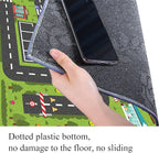 Car Rug Play Mat, Road Rug Carpet for Kids, City Life Educational Road Traffic Carpet for Ages 3-12 Years Old(140×200cm/55×79inch)