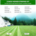 EGO 21inch Walk Behind Mowers Lawn Striping Kit,Heavy-Duty Design Stainless Steel Drum,Suitable for Easily Achieving Professional Level Lawn Patterns