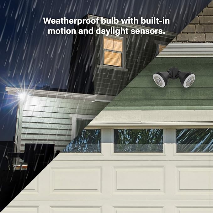 Sengled Smart Flood Light Bulbs work with SmartThings Hub, Echo 4th, Echo Plus, Alexa, Google, Zigbee Hub Required, PAR38 Led Bulb Motion Sensor Light Outdoor, Dusk to Dawn, 3000K, 1200LM, 1 Pack