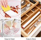 HOOMIL Silicone Baking Mat, 32"x24" | Food-Grade, BPA-free, Non-Stick,Non-Slip, Precision Measurements, Large, Easy to Store