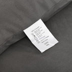 ROSGONIA Oversized King Comforter Charcoal Gray, 3pcs (1 Grey Comforter & 2 Pillowcases), Soft Lightweight Oversized King Size Comforter Sets Bedding