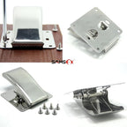 Fish Cleaning Board Tools Fillet Clamp w/Screws Deep-Jaw Fish Tail Clip Board for Scaling Table Bait (Fish Clamp)