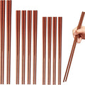 Cooking Chopsticks 3 Sizes Wooden Kitchen Cooking Chopsticks Tongs for Frying Mixing & Serving Ideal for Family, Restaurant & Gift (10 Pairs)