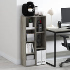 Furinno 11-Cube and 7-Cube Reversible Open Shelf Bookcases in French Oak