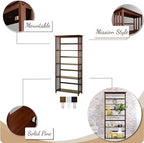 Casual Home Mission Style 5-Shelf Bookcase, Walnut