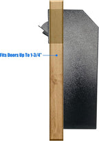 Through-the-Door Mailbox with Rear Access Door & Rain Cover | Galvanized Steel Mail Drop Box for Letters, Documents & Key Collection, Secure Outdoor Mail Storage