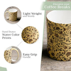 Maison d' Hermine Coffee Mug with Handles Tea Cups (15 Ounce, Pack of 1) | Fine Bone China Coffee Mugs for Hot Beverages Cappuccino Latte Home Restaurant Hotel Spring Summer -Lakshmi - Daya
