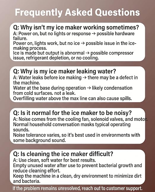 Silonn Ice Maker Countertop 44lbs/Day, Ice Cube Maker with Self-Cleaning, Stainless Steel Ice Machine with 2 Water Fill Options, Compact for Home Office Bar Party