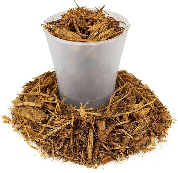 Gardenera Premium Yellow Mulch - Transform Your Landscape with Natural Elegance - 1 Quart