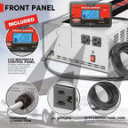 TUNDRA M Series - Power Inverter - Modified Sine Wave 2500W / 24 Volts DC to 120 Volts AC - M2524