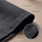 Urban Villa Cloth Napkins Cotton 20x20 (Set of 12) Black/White