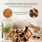 wine rack for inside cabinet，wine storage，wine holder，wine bottle holder | Stackable Modular Wine Storage for Cabinet, Small Space Saving Organizer for Standard Bottles
