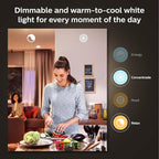Philips Hue 75W A19 White and Color Ambiance LED Smart Color-Changing Bulb - Pack of 4 - E26 Indoor - Control with Hue App - Compatible with Alexa, Google Assistant, and Apple Homekit