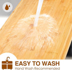 30 x 20 Extra Large Cutting Board, Turkey Carving Board Bamboo Meat Cutting Boards for Kitchen with Juice Groove and Handles Heavy Duty Charcuterie Board, 4XL, Empune