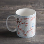Maison d' Hermine Coffee Mug with Handles Tea Cups (12 Ounce, Pack of 1) | Fine Bone China Coffee Mugs for Hot Beverages Cappuccino Latte Home Restaurant Spring Summer -Blossoms in Spring - Sakura
