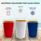 Retro Outdoor Designs Pint Glass Coolie 4 Pack