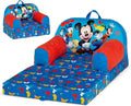 Delta Children Cozee Buddy Flip-Out Kids Chair, Mickey Mouse