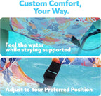 SLOOSH Inflatable Pool Floats Adult,2 Packs Floating Lounge Chairs,Blow up Pool Noodles for Adult Heavy Duty,Floating Chair for Party Summer Water Beach Lake Fun