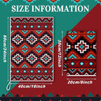 Boyiee Set of 6 Southwestern Kitchen Towels Boho Aztec Theme Dishcloth | Native American Hand Tea Towels 24 x 16 Inches for Absorbent Kitchen Decor with Hanging Loop for Room Home Housewarming Gift