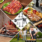 Professional Beef Jerky Gun Kits Stainless Steel Jerky Maker - Jerky Maker Jerky Cannon Meat Gun Stainless Steel Jerky Gun Large Capacity Jerky Making Kit