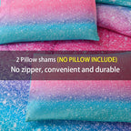 JQinHome Queen 3Pcs Glitter Comforter Sets for Girls, 3D Colorful Duvet Pink Rainbow Themed Bedding, All-Season Reversible Quilted Duvet,for Girls Women- includes 1 Comforter, 2 Pillowcases