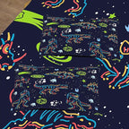 NINENINE Dinosaur Comforter Sets for Boys,Kids Dinosaur Bedding Set,Twin Size Bedding Sets for Boys Kids,Dark Blue Comforter Set with 1 Comforter 1 Pillowcase…