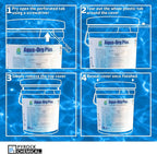 Pool Shock by Aqua Org Plus - 65% Granular Cal Hypo - Swimming Pool Shock for In-Ground, Above Ground, Spas & Hot Tubs - 25 Pound Pail
