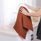 Homaxy 100% Cotton Waffle Weave Kitchen Towels, 3-Pack, Rust | 13 x 28 Inches, Ultra Soft Absorbent Dish Towels, Quick Drying Cleaning Towels