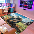 Football Rug for Boys Bedroom - Kids Rug Football Rug Basketball Rugs for Teen Boys Bedroom Football Carpet for Boys Bedroom Football Rugs for Boys Girls Sports Room,4'×5'