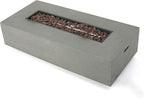 Christopher Knight Home Cape Coral Outdoor Chat Set with Fire Table, 5-Pcs Set, Khaki / Light Grey