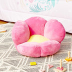 Trend Lab Flower Toddler Chair Plush Character Kids Chair Comfy Furniture Pillow Chair for Boys and Girls, 21 x 19 x 19 inches