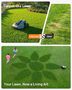 Mammotion YUKA Mini 700H Robot Lawn Mower with Replacement Blades, Reception 0.17 Acre, Max.0.35 Acre, Ultrasense AI Vision+ RTK, App Control, 50% Slope, Cutting Height 2''~3.5'', 15 Mowing Zones