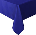 sancua Rectangle Tablecloth - 60 x 84 Inch - Stain and Wrinkle Resistant Washable Polyester Table Cloth, Decorative Fabric Table Cover for Dining Tables, Buffet Parties and Camping, Blue