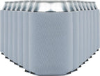 Blank Beer Can Coolers Sleeves (30-Pack) Soft Insulated Beer Can Coolies - HTV Friendly Plain Koolies in Bulk for Beer Cans & Bottles - Coolie Blanks for Vinyl Projects & Wedding Favors (Gray)