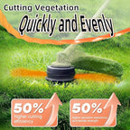 Quintillus 12-Pack 095 Trimmer Line Heavy Duty, Weed Wacker String for Gas and Electric Grass Trimmer and Brushcutters, Pre-Cut Dual Color 3-Section Fast-Positioning Twisted Trimmer Line 14FT