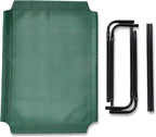 Amazon Basics Cooling Elevated Pet Dog Bed, Medium (43 x 26 x 7.5 Inches), Green
