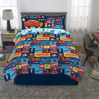 Franco Kids Bedding Super Soft Comforter and Sheet Set with Sham, 7 Piece Full Size, Santiago Of The Seas