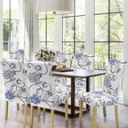 Dining Chair Covers, Stretch Seat Covers, Washable Furniture Protector | 4 Pack, Washable, Stretch Fit, Soft, Non Slip, Dining Chair Covers, Seat Protector, Furniture Cover,Easy Clean