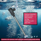 1800W Submersible Water Heater Portable Electric Hot Tub and Pool Immersion Water Heater with Temp Control, WiFi Timer for Bathtub, Spa, swimming pool, Above Ground Pool And baptismal pool