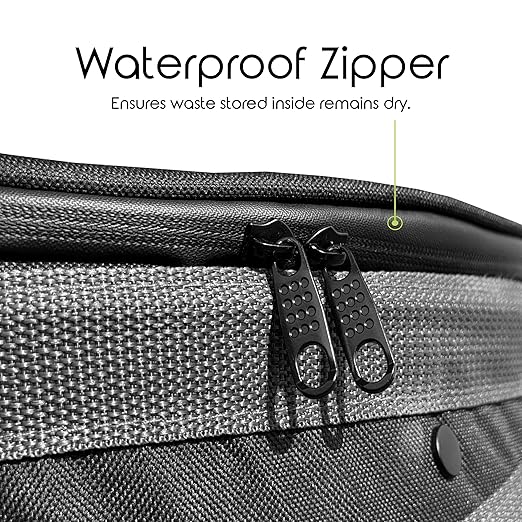 Collapsible Bin Trash & Recycle/Utility, Perfect for Camping, Laundry, Storage and Garden, Waterproof Vinyl and Tear Resistance, Trash and/or Recycle, Two 13 Gallon Bags