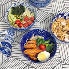 28Oz Ceramic Ramen Noodle Pho Bowl Set with Chopstick&Spoon&Gift box | Lead & Cd Free, Food Safe, Microwave/Oven/Dishwasher Safe, Matching pattern set, foam packed, ideal all-occasion gift