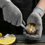 Schwer ANSI A6 Cut Resistant Gloves, Food Grade Cutting Gloves for Kitchen Food Prep, Mandoline Gloves for Meat Cutting, Oyster Shucking, Knife Proof, Wood Carving, CR1401,150Pairs, L